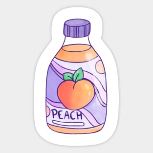 Peach nectar Sticker